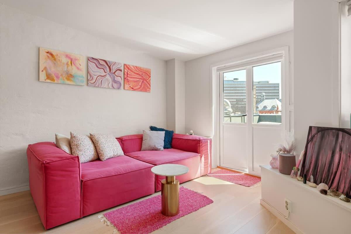 Dinbnb I 400m To Stortinget And Metro I Private Roof Terrace Semesterbostad